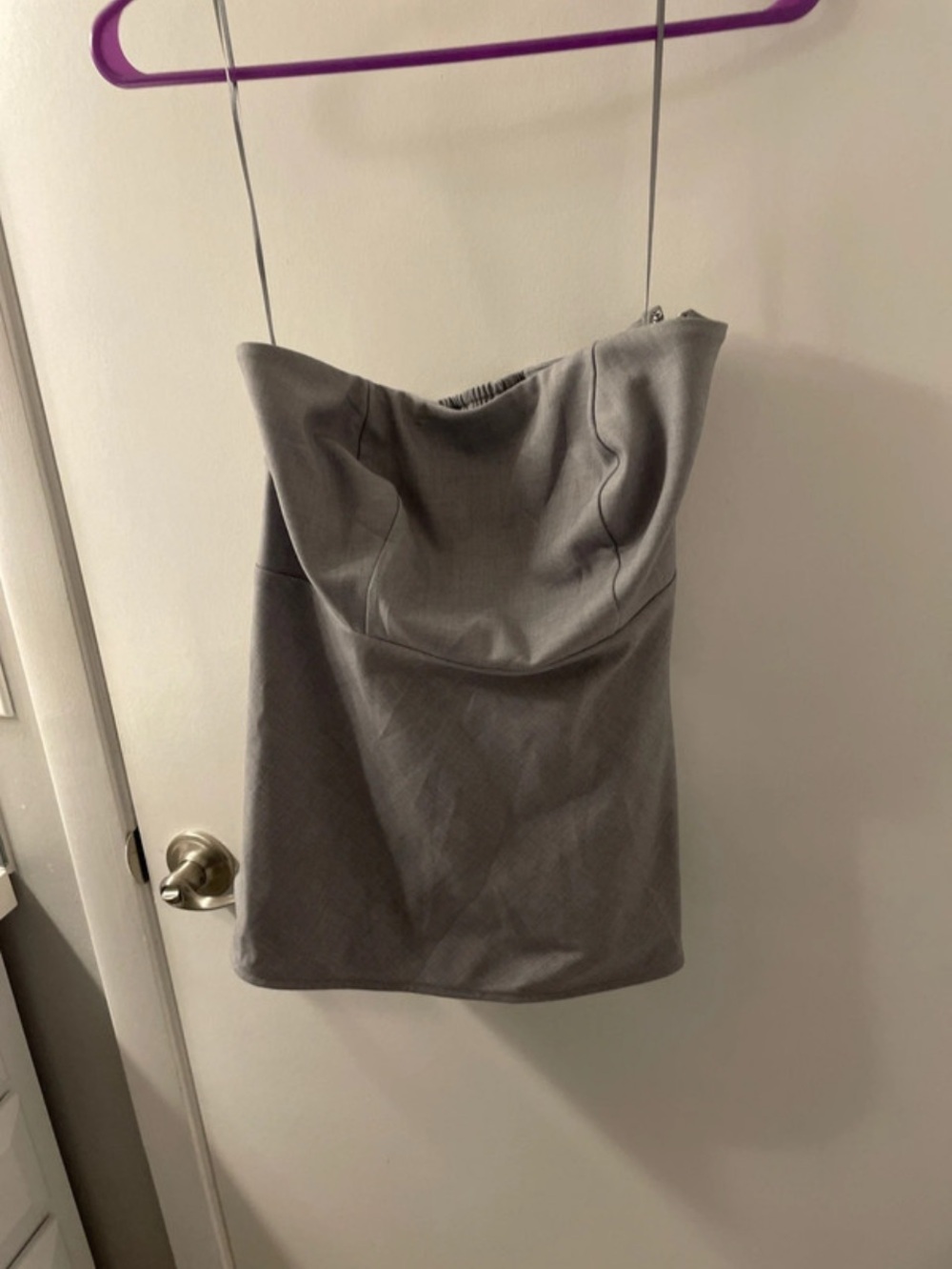 Old Navy Gray Strapless top